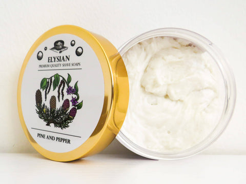 Elysian Pine and Pepper Shaving Soap