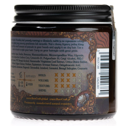 RareCraft Tortuga Matte Clay Pomade 100g