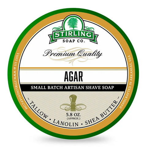 Stirling Soap Co Agar Shaving Soap 164g