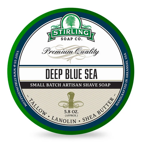 Stirling Soap Co Deep Blue Sea Shaving Soap 164g