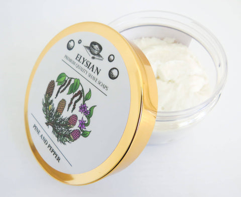 Elysian Pine and Pepper Shaving Soap