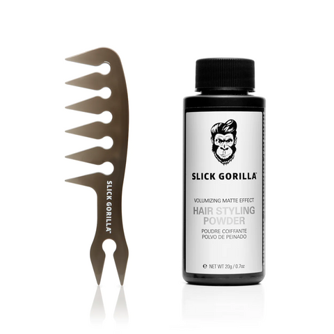 Slick Gorilla Hair Styling Powder & Texture Comb Set