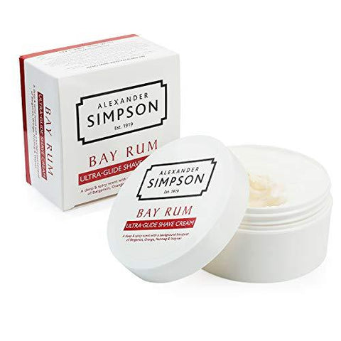 Simpsons Bay Rum Ultra Glide Shaving Cream - Shaving Station