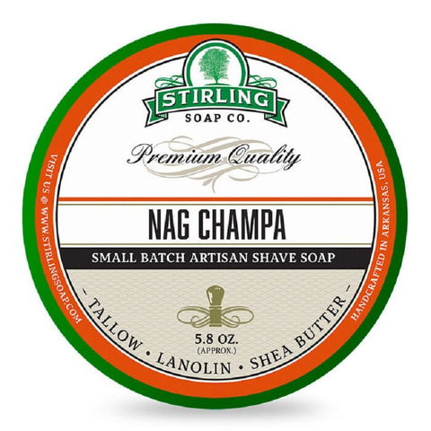 Stirling Soap Co Nag Champa Shaving Soap 164g - Shaving Station